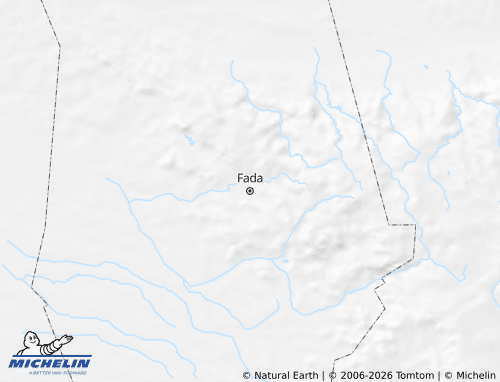 MICHELIN Fada map - ViaMichelin