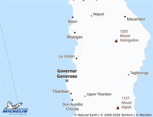 MICHELIN La Union map - ViaMichelin