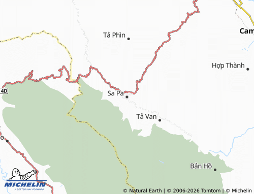 Mapa MICHELIN Sapa - ViaMichelin