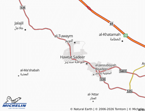 Kaart MICHELIN al-Nakheel - ViaMichelin