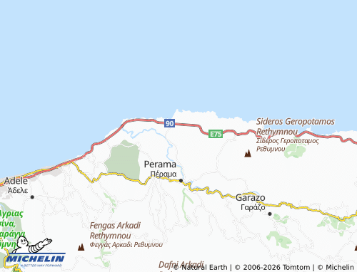 MICHELIN Roumeli map - ViaMichelin