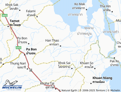 MICHELIN Han Thao map - ViaMichelin