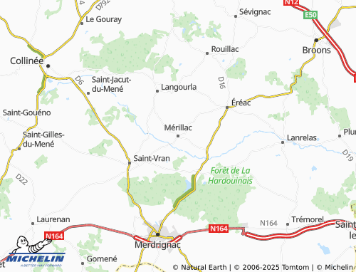 Carte MICHELIN Mérillac - ViaMichelin