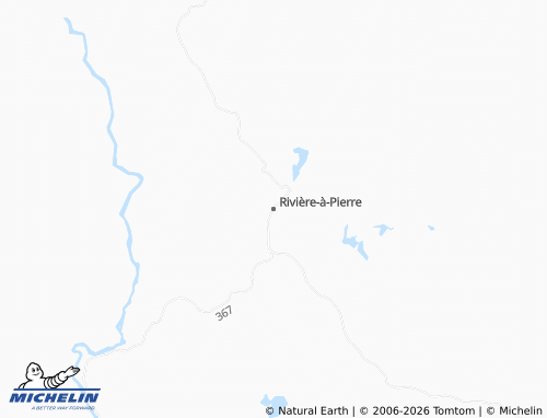 MICHELIN-Landkarte Rivière-à-Pierre - ViaMichelin