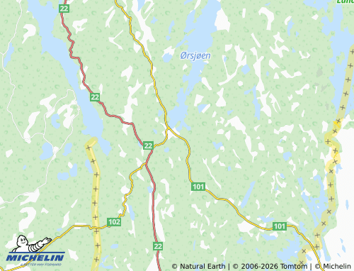 Mappa MICHELIN Prestebakke - ViaMichelin