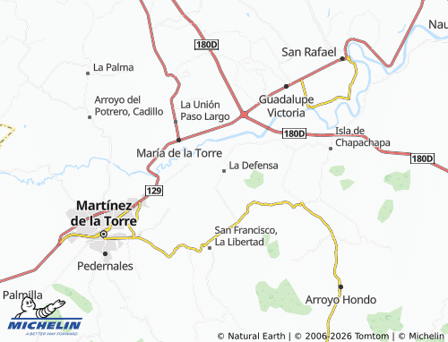 Mapa MICHELIN La Defensa - ViaMichelin