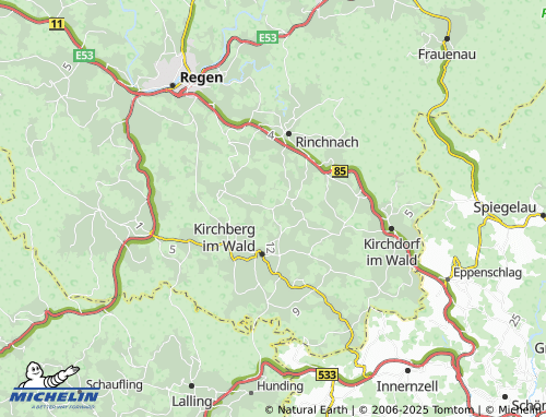 MICHELIN-Landkarte Unternaglbach - ViaMichelin