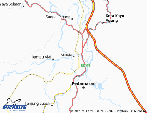 MICHELIN Lubuk Rukam map - ViaMichelin