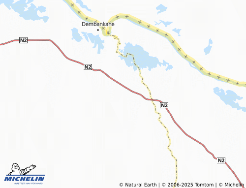 MICHELIN Ourou Mboulel map - ViaMichelin