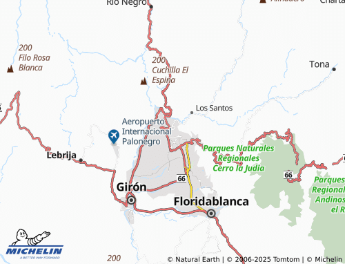 MICHELIN La Independencia map - ViaMichelin