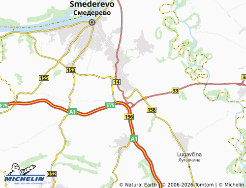 Mapa MICHELIN Ralja - ViaMichelin