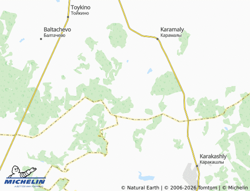MICHELIN-Landkarte Oktyabr'-Bulyak - ViaMichelin