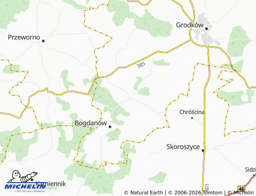 Carte MICHELIN Strzegów - ViaMichelin
