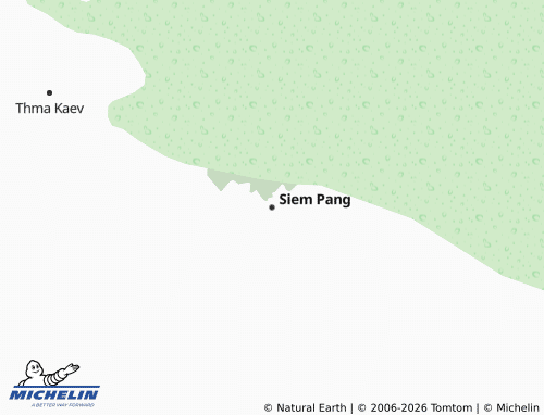 Kaart MICHELIN Siem Pang - ViaMichelin