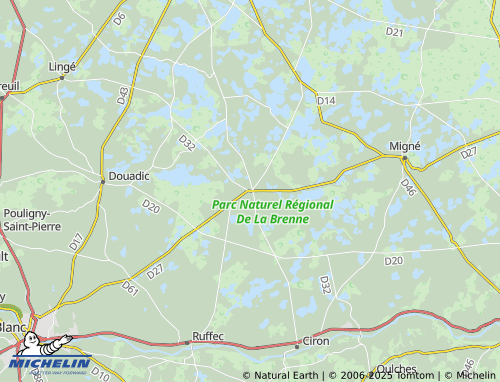 MICHELIN Rosnay map - ViaMichelin