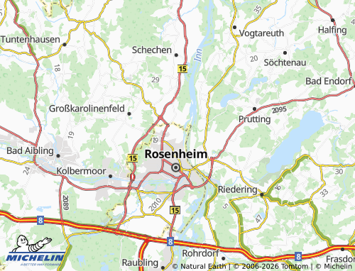 MICHELIN Langenpfunzen map - ViaMichelin