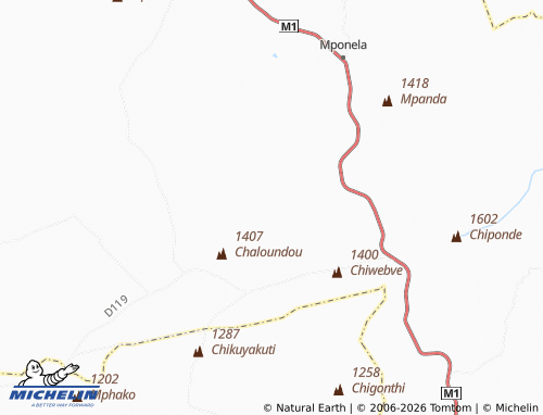 MICHELIN Nchefu map - ViaMichelin