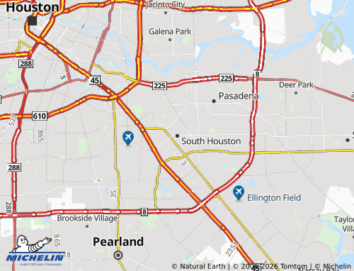 Carte MICHELIN South Houston - ViaMichelin