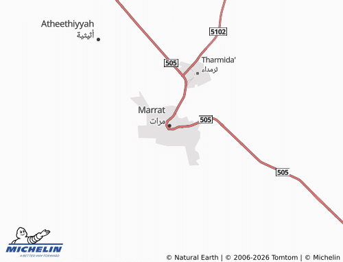 MICHELIN-Landkarte al-Mudarrajiyyah - ViaMichelin