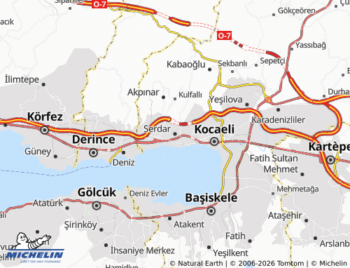 Mappa MICHELIN Serdar - ViaMichelin