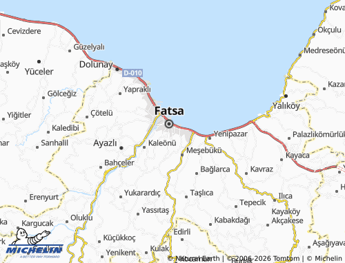 Mappa MICHELIN Şerefiye - ViaMichelin