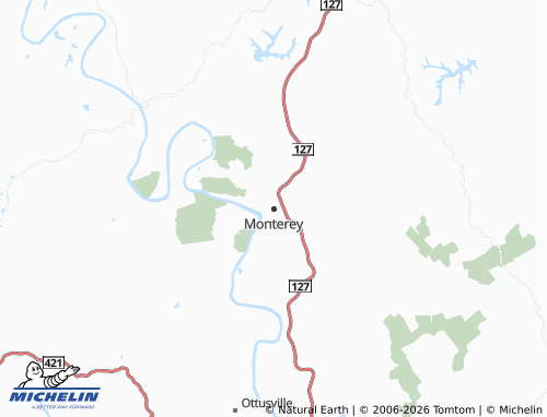 Mappa MICHELIN Monterey - ViaMichelin