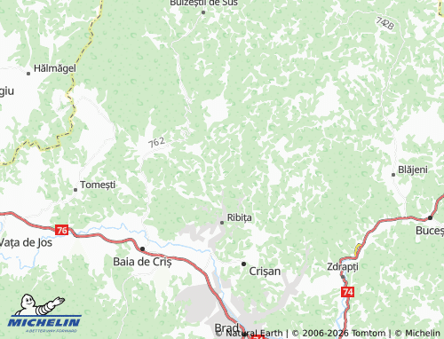 Mapa MICHELIN Ribicioara - ViaMichelin