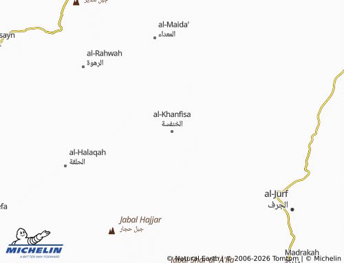 Carte MICHELIN al-Khanfisa - ViaMichelin