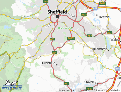 Mappa MICHELIN Norton - ViaMichelin