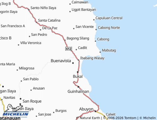 MICHELIN Ibabang Wasay map - ViaMichelin