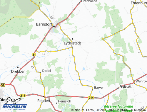 Carte MICHELIN Donstorf - ViaMichelin