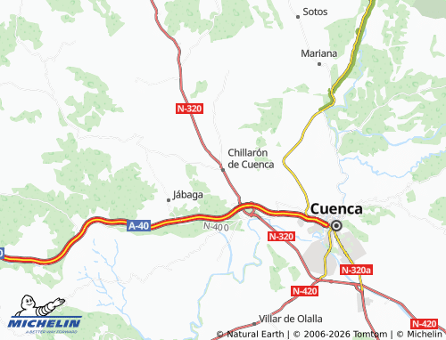 Mapa MICHELIN Chillarón de Cuenca - ViaMichelin