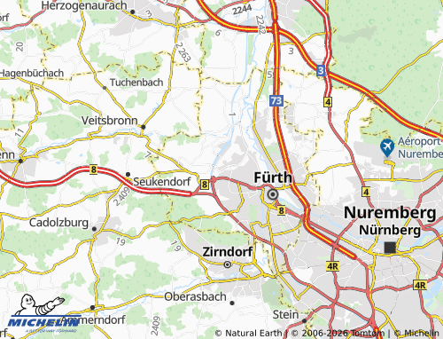 Mappa MICHELIN Unterfarrnbach - ViaMichelin
