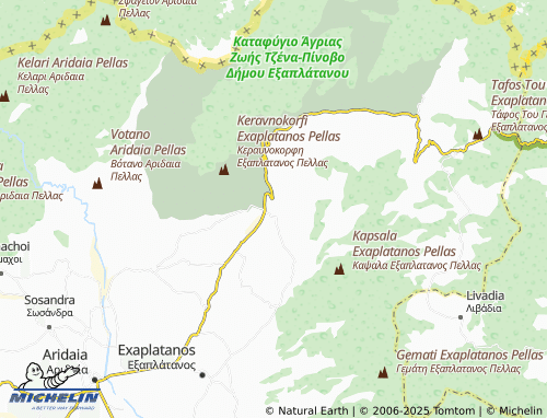 Carte MICHELIN Foustani - ViaMichelin