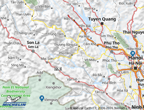 Mappa MICHELIN Phù Yên - ViaMichelin