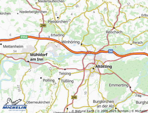 MICHELIN-Landkarte Unterholzhausen - ViaMichelin