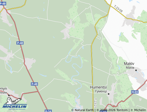 MICHELIN Dumaniv map - ViaMichelin