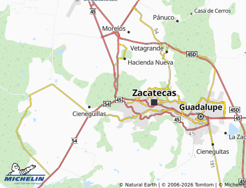 Mappa MICHELIN Ciudad Administrativa - ViaMichelin