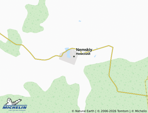 MICHELIN-Landkarte Nemskiy - ViaMichelin