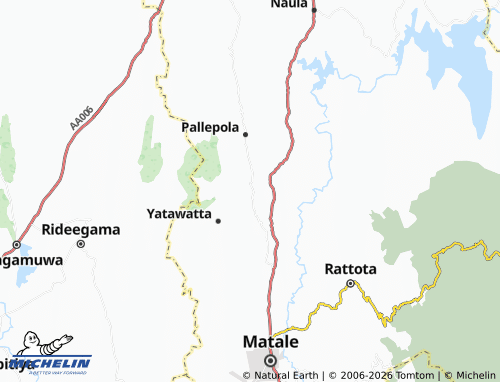 Mappa MICHELIN Mahawela West - ViaMichelin