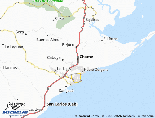 Mappa MICHELIN Chame - ViaMichelin