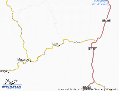 Mappa MICHELIN Laje - ViaMichelin