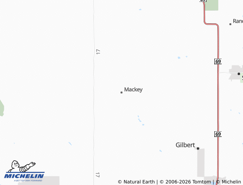 Mappa MICHELIN Mackey - ViaMichelin