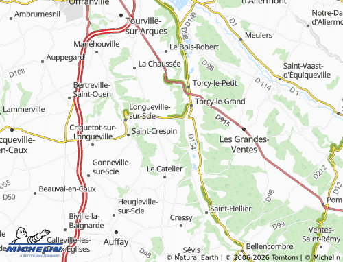 MICHELIN Saint-Honoré map - ViaMichelin