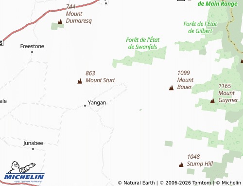 MICHELIN Swanfels map - ViaMichelin