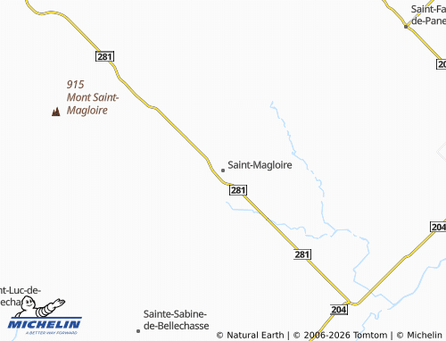 Mapa MICHELIN Saint-Magloire - ViaMichelin