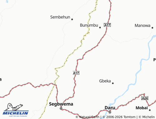 Mappa MICHELIN Lalehun - ViaMichelin