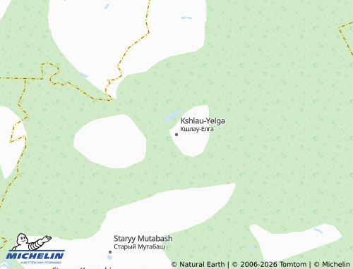 MICHELIN-Landkarte Kshlau-Yelga - ViaMichelin