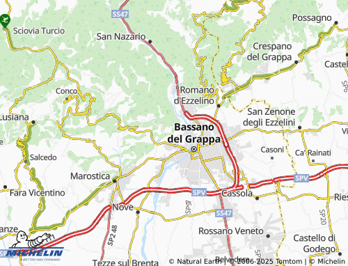 MICHELIN Due Mori map - ViaMichelin