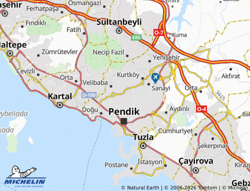 Mappa MICHELIN Güllü Bağlar - ViaMichelin